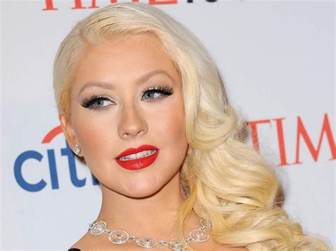 Image Christina Aguilera Blonde Girl Face Hair Music Young Woman