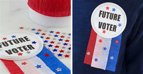 Future Voter Button Craft