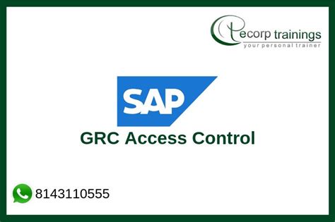 Sap Grc Access Control 100 Online Training In Hyderabad India