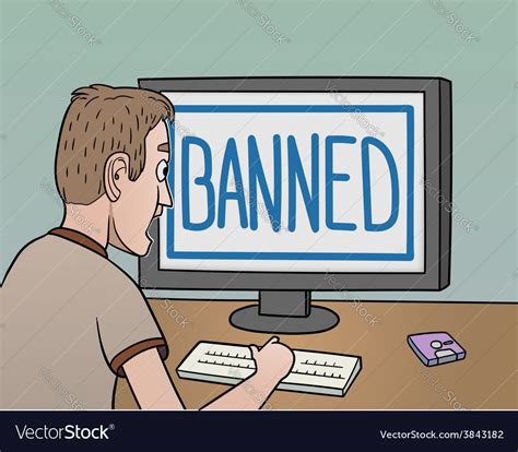 Banned Royalty Free Vector Image Vectorstock