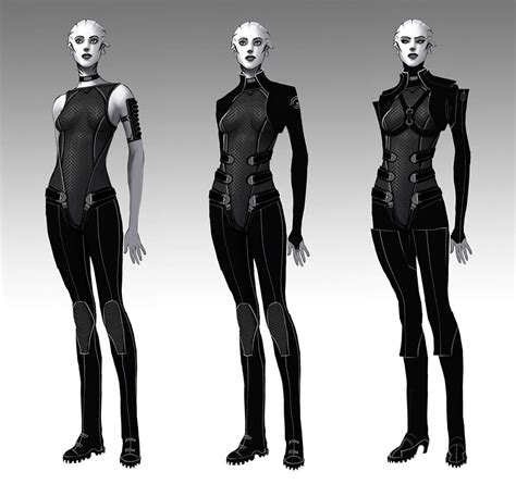 Mass Effect Concept Art Photo Vêtements Cyberpunk Mass Effet