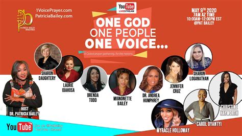 One Voice Global Prayer Gathering Mothers Day Edition Youtube