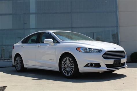 Pre Owned 2014 Ford Fusion Hybrid Titanium 4d Sedan In South Greenwood