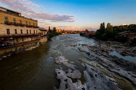 View Of River Rioni From The White Bridge In Kutaisi Geor Flickr