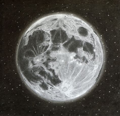 La Luna The Moon 082014 Dibujos De La Luna Lapiz Grafito Dibujos