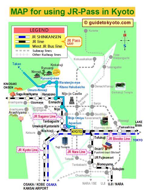 Jr Pass Jr Train And Bus Route Map 2020new Kyoto Bus And Train Guide