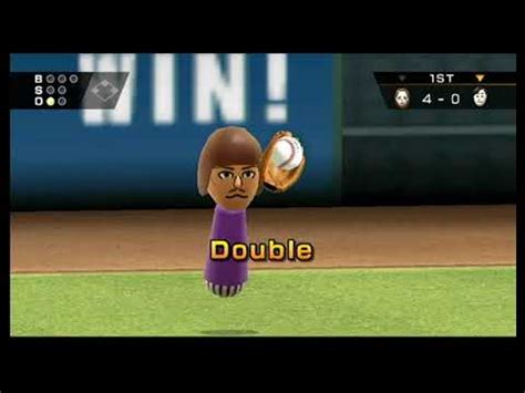 Wii Sports Baseball Elisa Vs Takumi Youtube