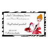 Housekeeping Business Cards Ideas Images