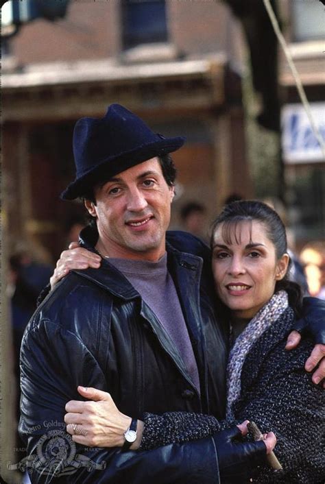 Still Of Sylvester Stallone And Talia Shire In Rocky V 1990
