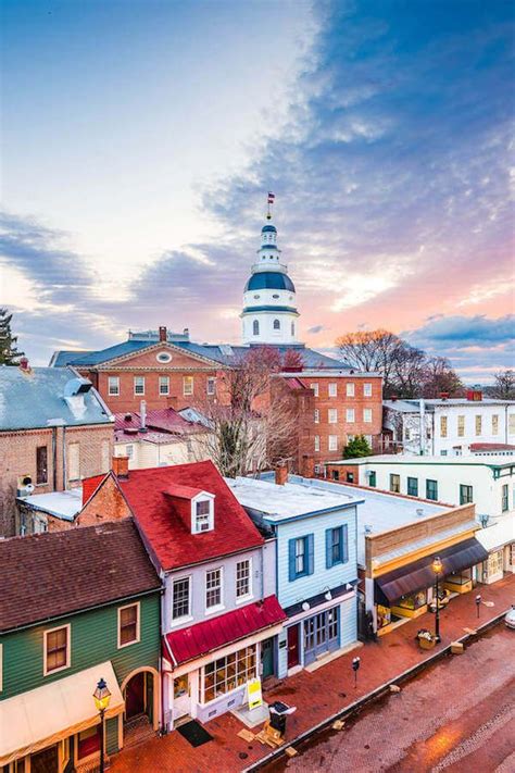 Beautiful View Of Annapolis Maryland One Of The Cutest Day Trips From