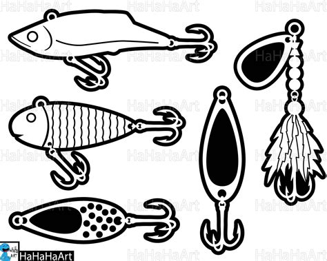 Free SVG Fishing Lure Svg Files 15444 File For Cricut