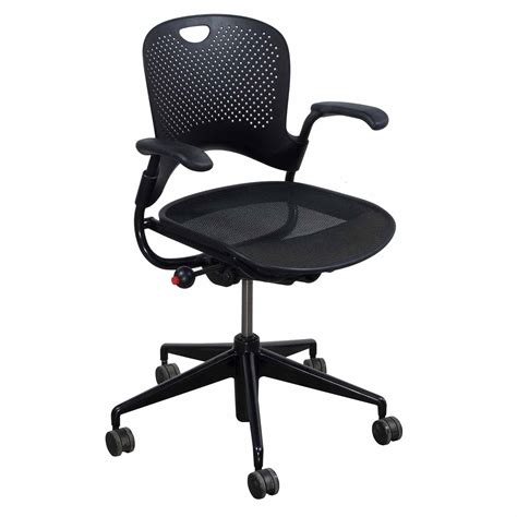 Refined precision with a seductive elegance. Herman Miller Caper Used XR Multipurpose Chair with FLEXNET, Black | National Office Interiors ...