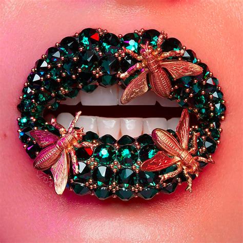 striking lip artworks by vlada haggerty inspiration grid design inspiration lip artwork