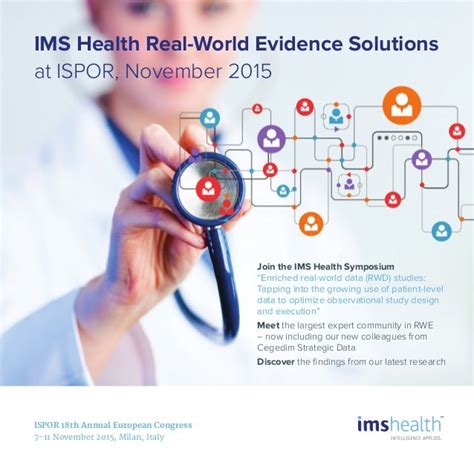 Ims Health Real World Evidence Solutions At Ispor November 2015