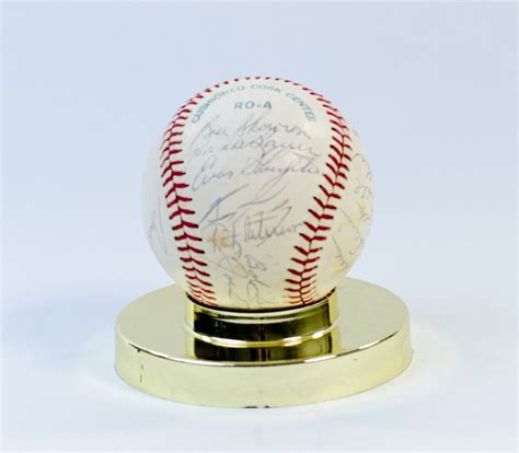 Lot Detail - New York Yankees Old-Timers & Stars Signed Baseball