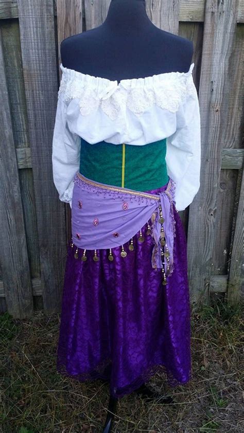 Esmeralda Gypsy Adult Costume Cosplay Etsy