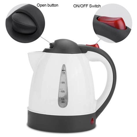 514 Portable 1000ml 12v And 24v Travel Car Truck Electric Kettle Water