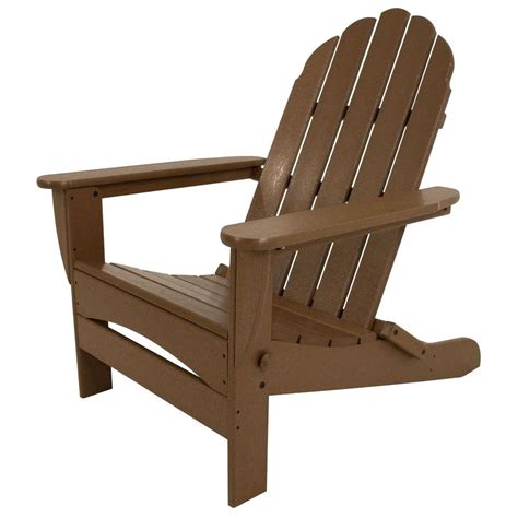 Chair bankers chair adirondack chair plastic patio chairs small living room chairs chair makeover chair design sun chair patio table. POLYWOOD Classic Teak Oversized Curveback Plastic Patio ...