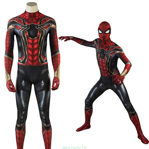 unisex mcu concept art spider man cosplay costume spiderman zentai suit fans halloween clothing