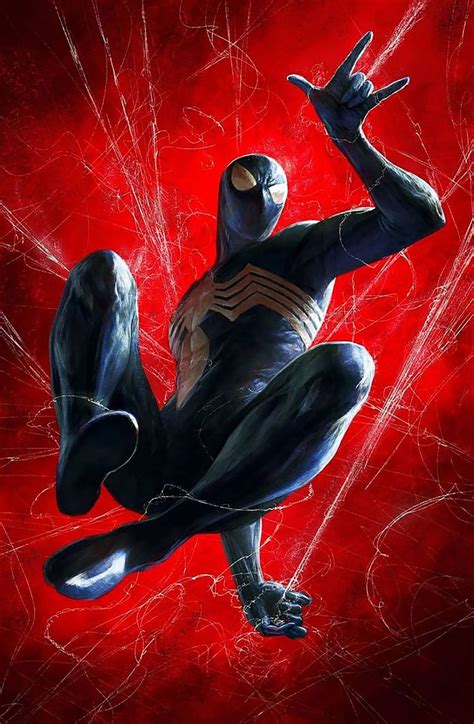 Symbiote Spider Man Created By Dave Rapoza Marvel Spiderman Art
