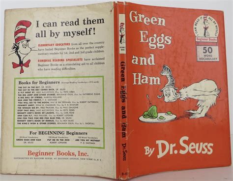 How Do I Know If My Green Eggs And Ham Are First Edition Printable