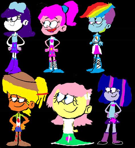 Loud House Equestria Girls Recolored By Janeloly On Deviantart