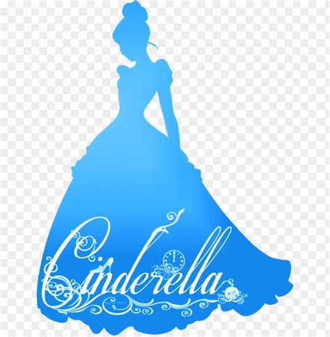Princess Cinderella Silhouette SVG