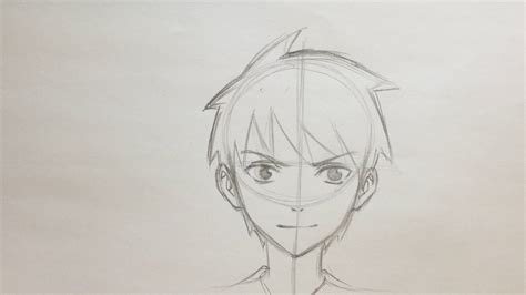 How To Draw Anime Boy Face No Timelapse Guy Drawing Boy Face