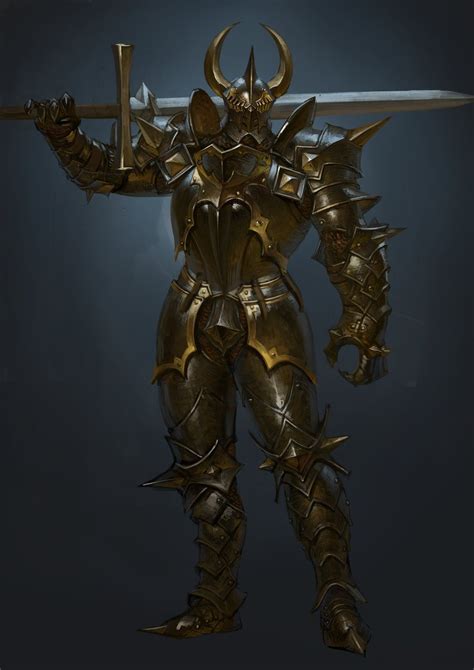 Evil Armor Sueng Hoon Woo Character Art Fantasy Characters Fantasy Armor