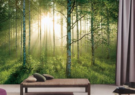 Unduh 45 Wall Murals With Forest Gambar Populer Terbaik Postsid