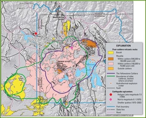 Yellowstone Caldera Destruction Map Map Resume Examples Sexiz Pix