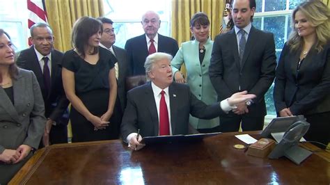 Trump Signs Executive Order On Small Business Regulations The