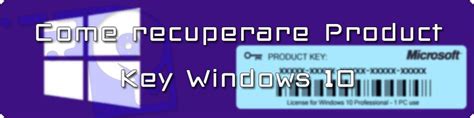 Come Recuperare Product Key Windows La Guida Completa