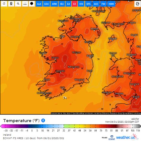 Irish Weather Forecast Heat Wave Continues As Temps To Hit Scorching 27c But Met Eireann Says
