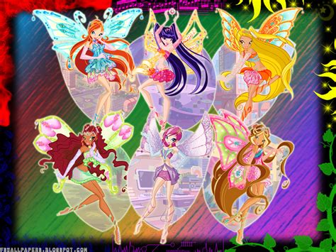 Winx Club Enchantix The Winx Club Fairies Wallpaper 36931645 Fanpop