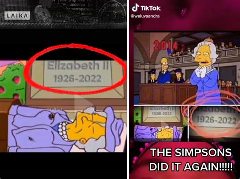 Fake Footage Of The Simpsons Predicting The Queens Death Has Gone Viral As Part Of A