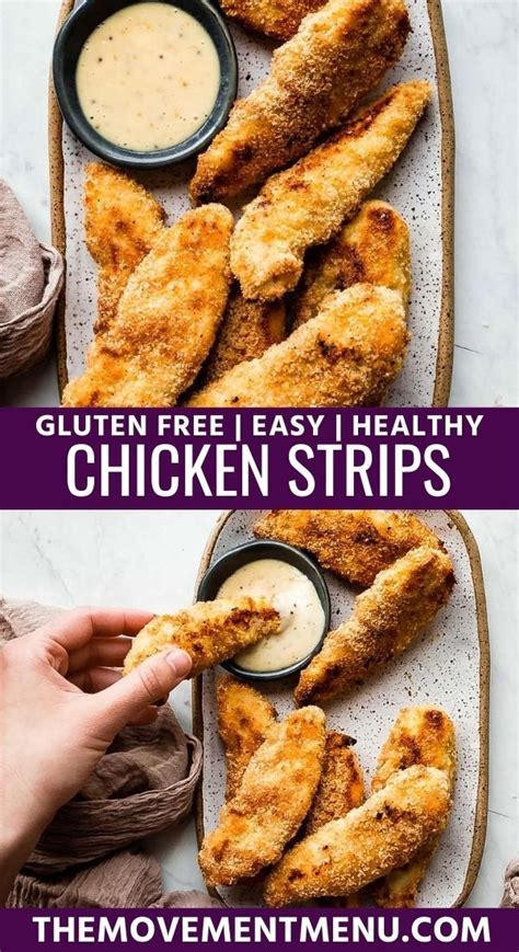 Gluten Free Chicken Strips Easy Healthy And Baked Chicken Strips