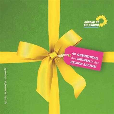 Die Grünen Ortsverband Baesweiler Geburtstagsfeier 40 Jahre Grüne