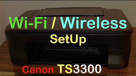 For wireless connections, do not connect the canon printer to your computer unless the software tells you to do so. Canon TS3300 Wi-Fi SetUp Review. - YouTube