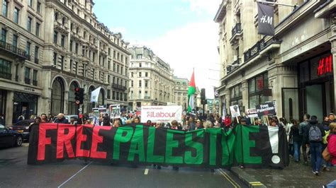 Pro Palestine Demonstration In London To Show Support After Latest