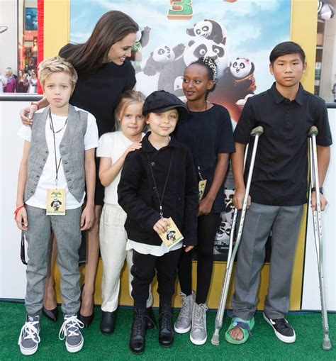Names and ages of children; Angelina Jolie Family Picture, Father, Husband, Kids, Age