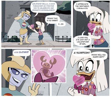 Della And Penumbra Comic By Pixelkitties On Deviantart Duck Tales