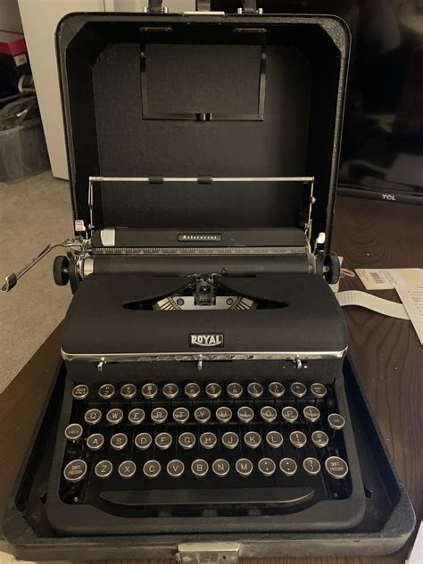 My First Typewriter A Gorgeous 1940 Royal Aristocrat Needed Something To Do While Staying Home