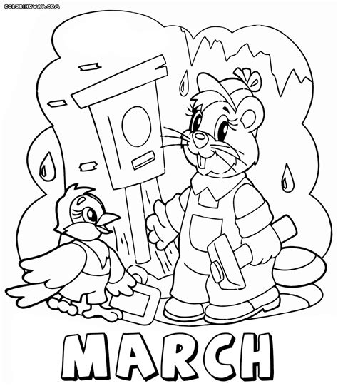 Months coloring pages | Coloring pages to download and print