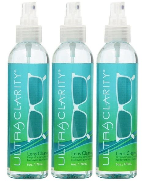Ultra Clarity Lens Cleaner 6 Oz Spray Bottle 3 Pack Ebay