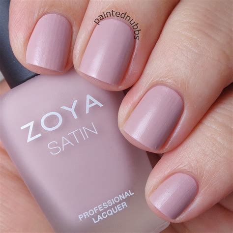 Painted Nubbs Zoya Naturel Satin Collection Swatch Review Nail