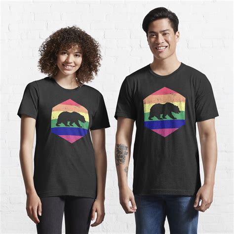 Retro Vintage LGBT Gay Bear T Shirt By Sleazoid Redbubble