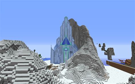 Elsa S Ice Palace From Disney S Frozen Minecraft Map