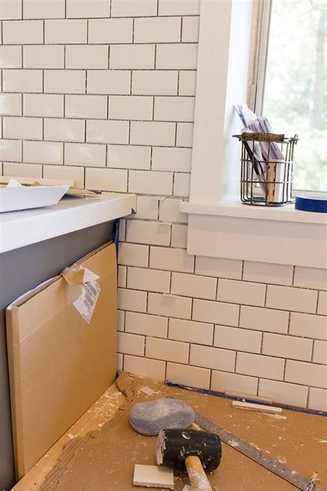 How To Tile A Kitchen Backsplash With Subway Tiles