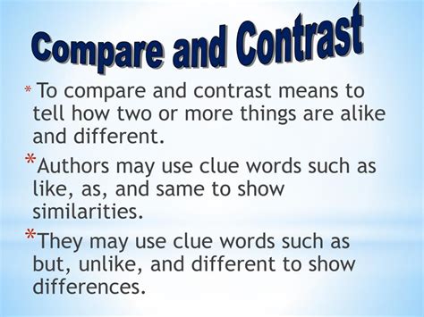 Ppt Compare And Contrast Powerpoint Presentation Free Download Id